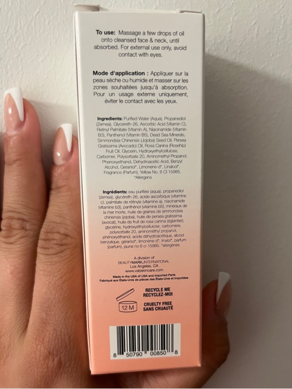 Vitamins and Sea Beauty Dead Sea Minerals & Vitamin C Complex Toning Skin Serum - Picture 2 of 3
